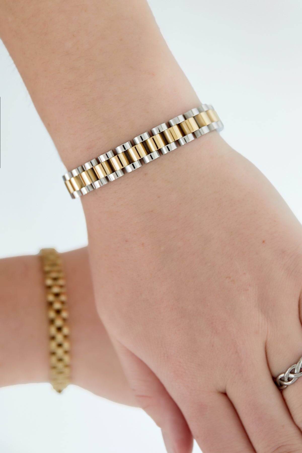 pulsera clásica de eslabones