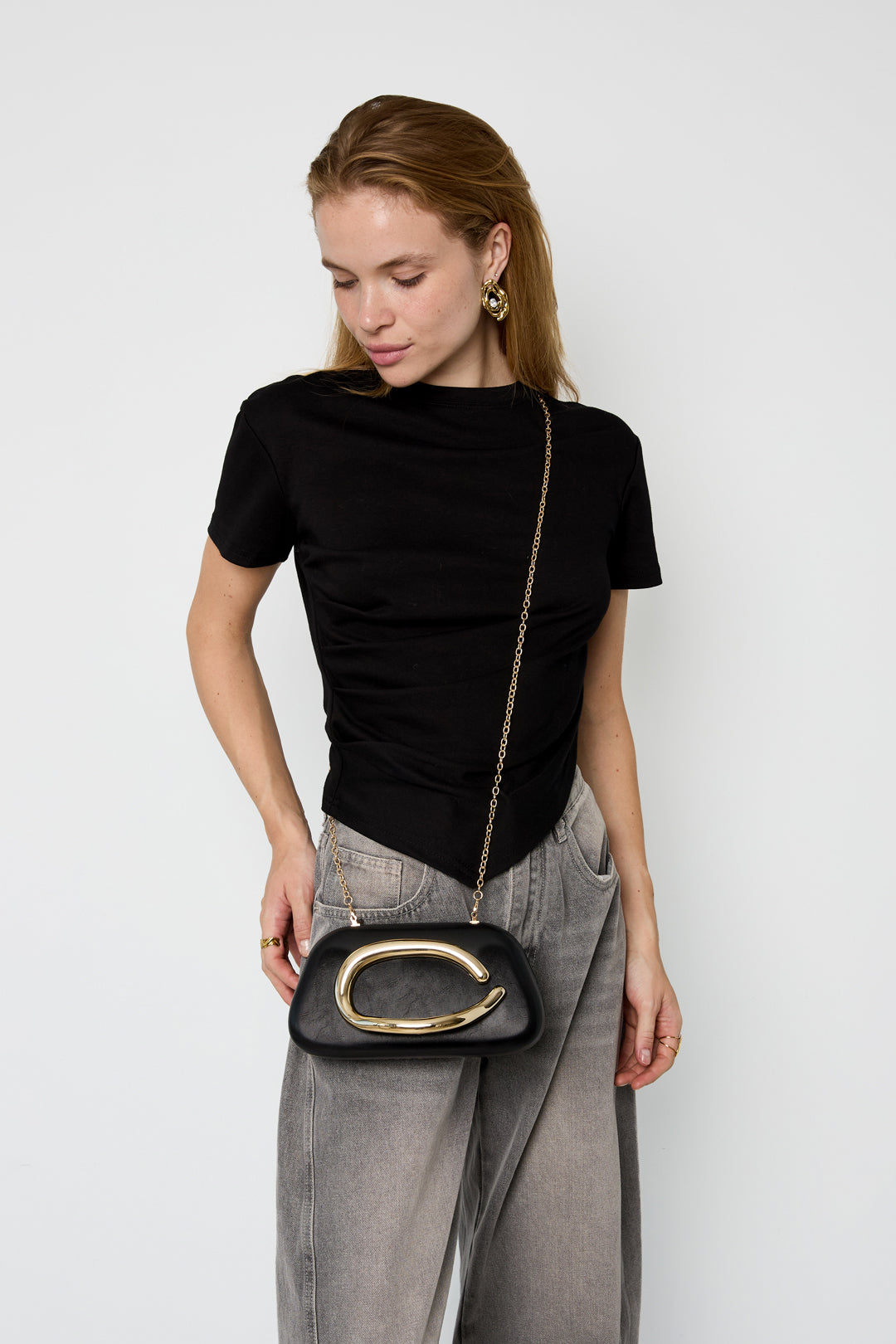 Princess Bag with Gold C Accent