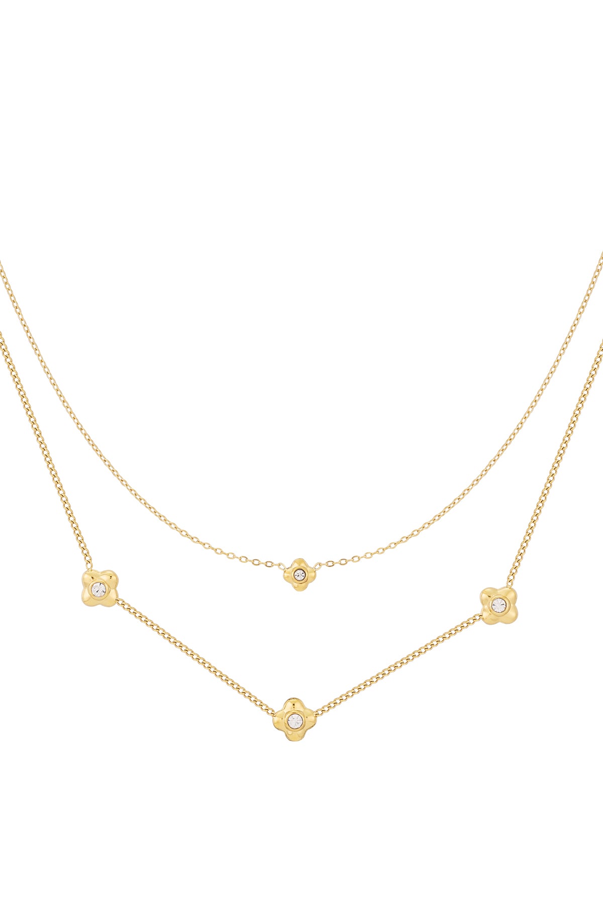 collar de flores