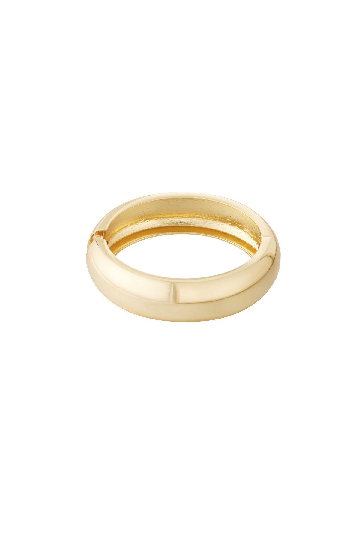 Brazalete curvo dorado
