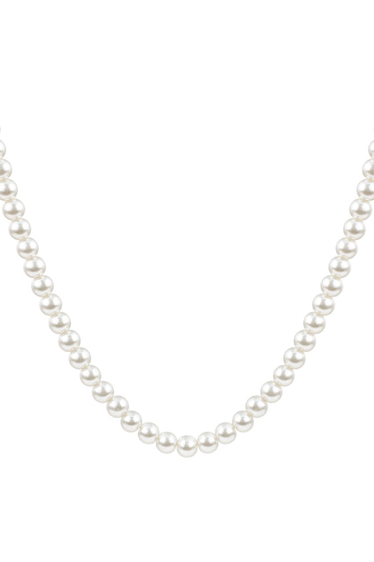 Collar de perlas dulces-12mm