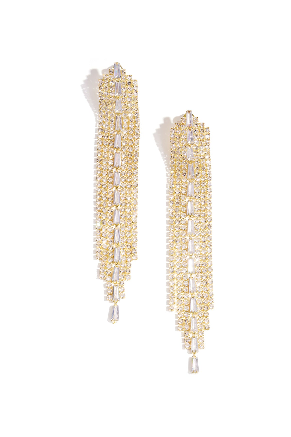 Pendientes colgantes de cobre geométricos elegantes navideños de lujo para mujer