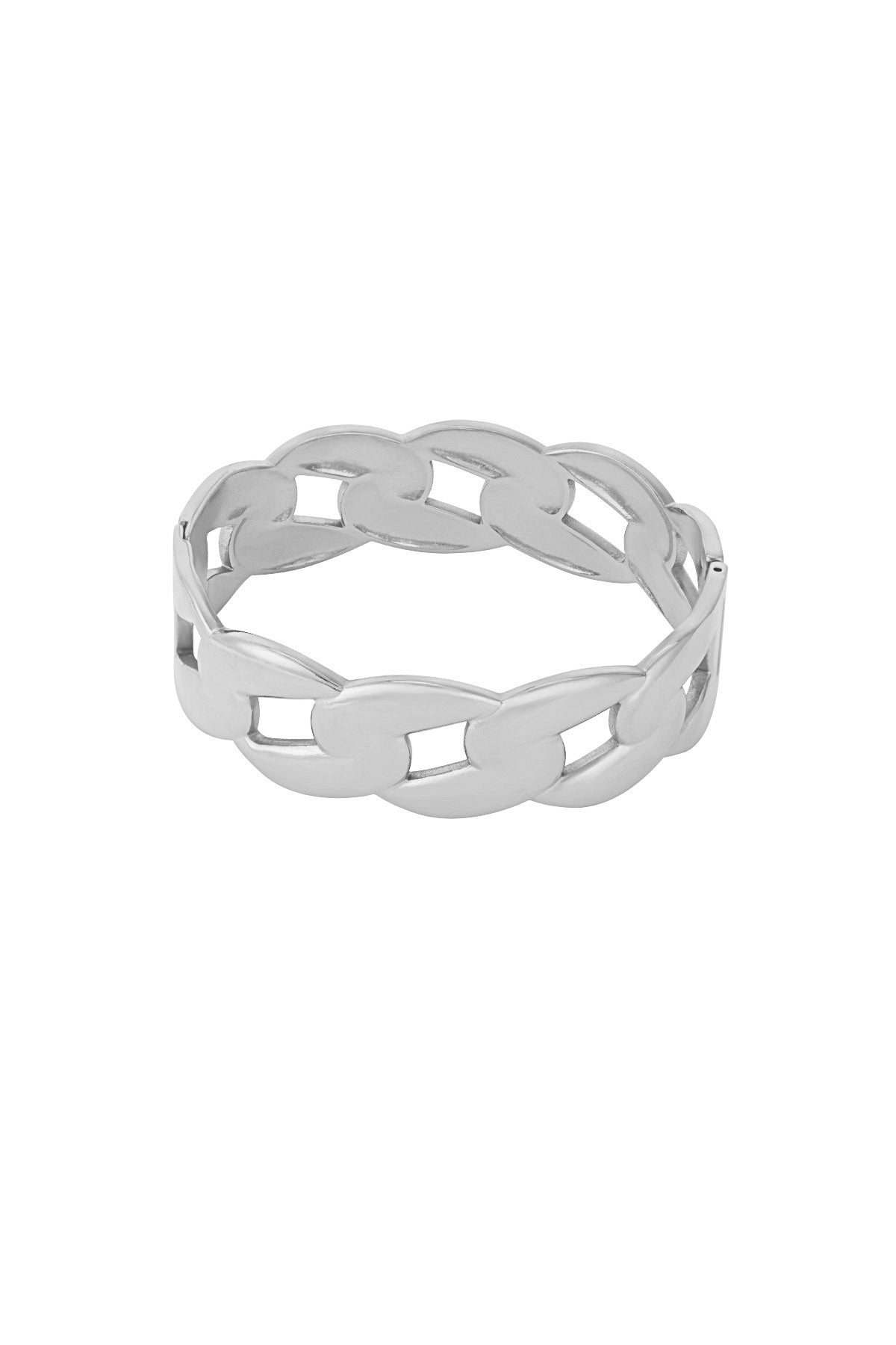 Brazalete de eslabones atrevidos