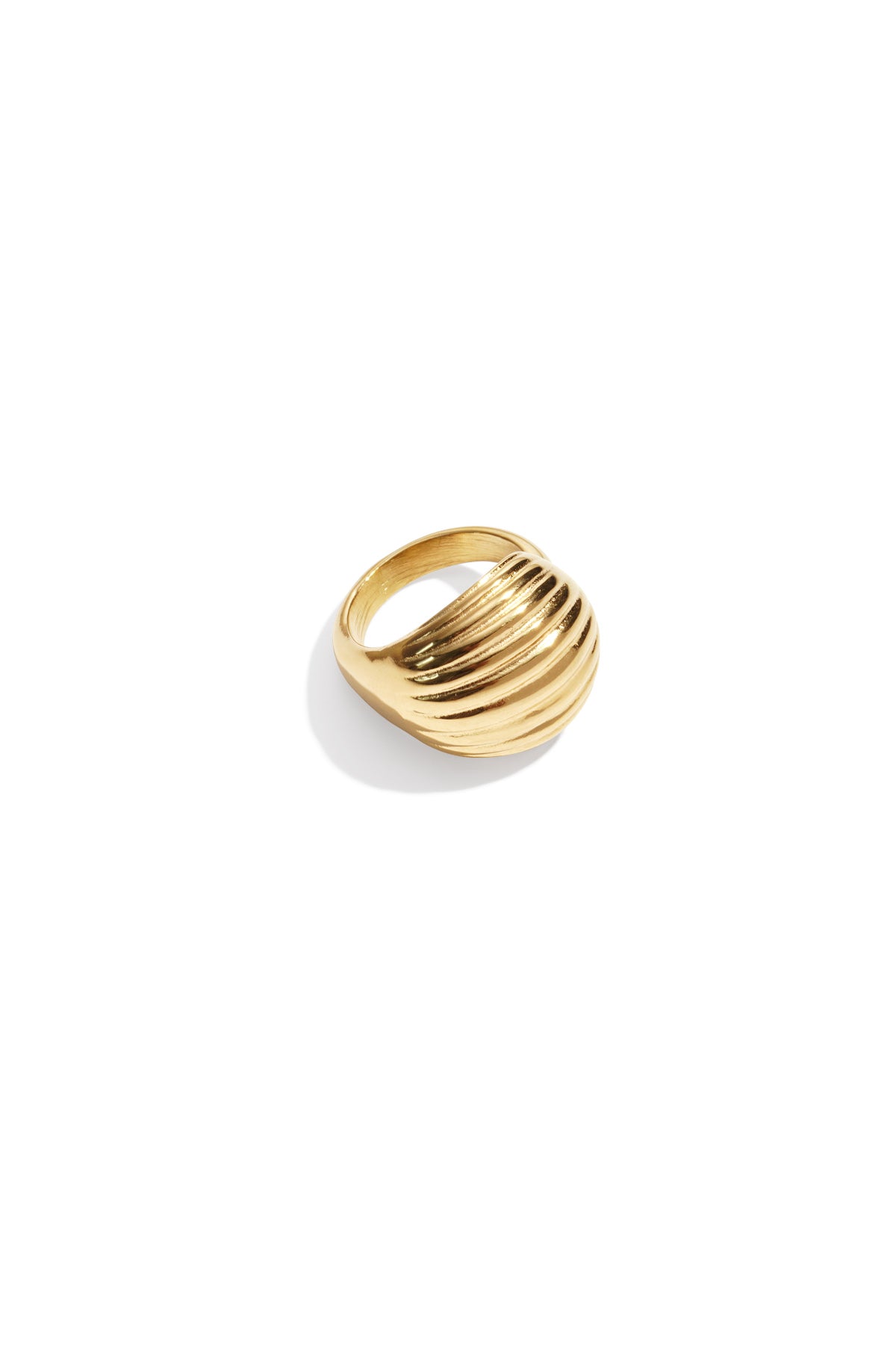 Anillos de declaración de acero inoxidable de forma irregular Serie simple diaria Joyería para mujer