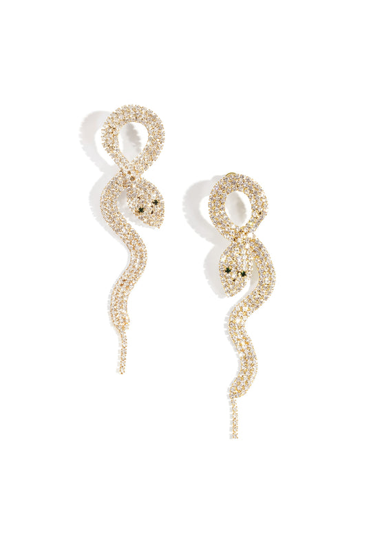 Pendientes colgantes de cobre con diseño de animales, elegantes y lujosos, para Navidad, para mujer.