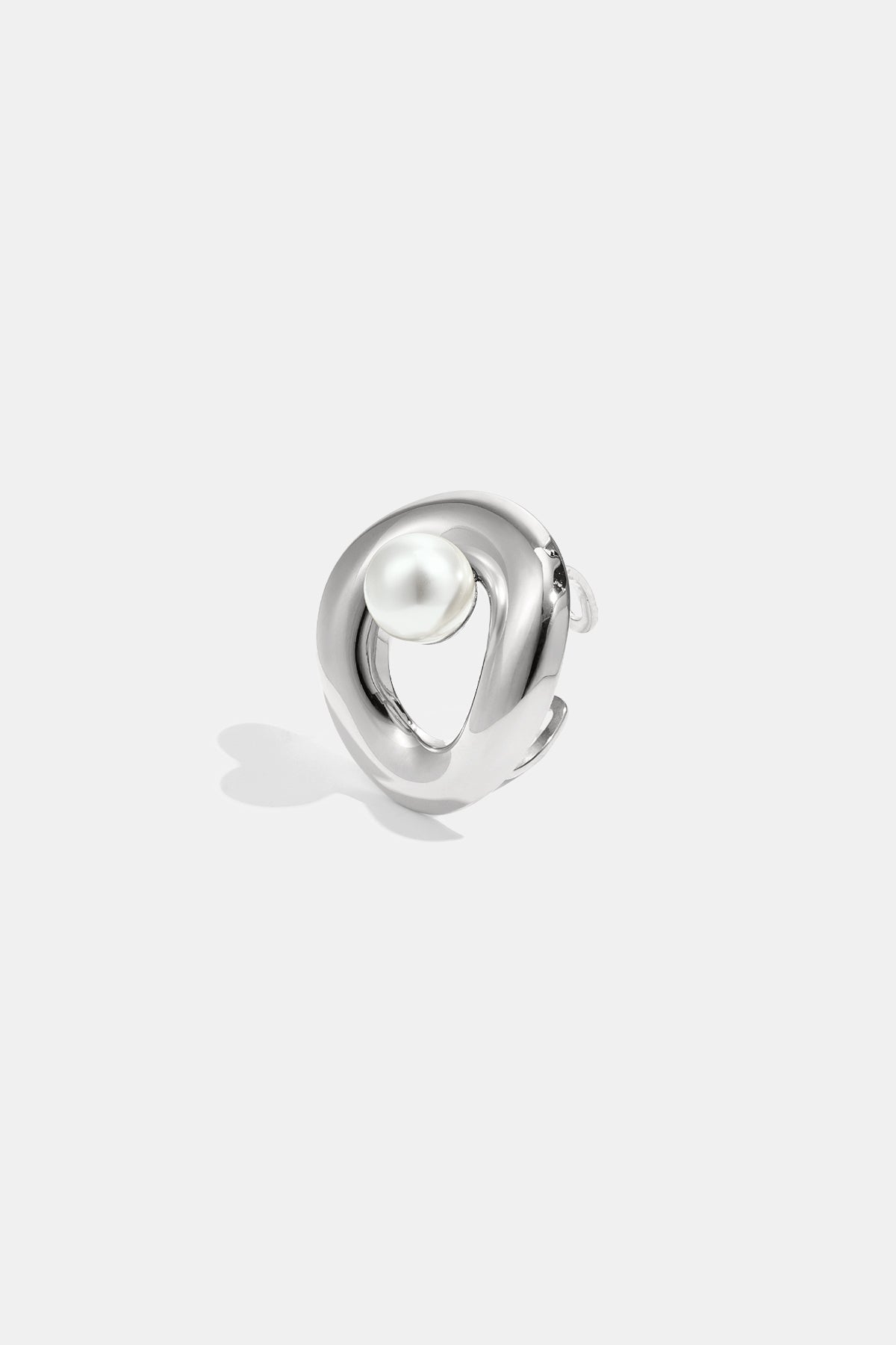 Anillos de acero inoxidable con diseño circular, estilo casual, diario, serie sencilla, joyería para mujer.